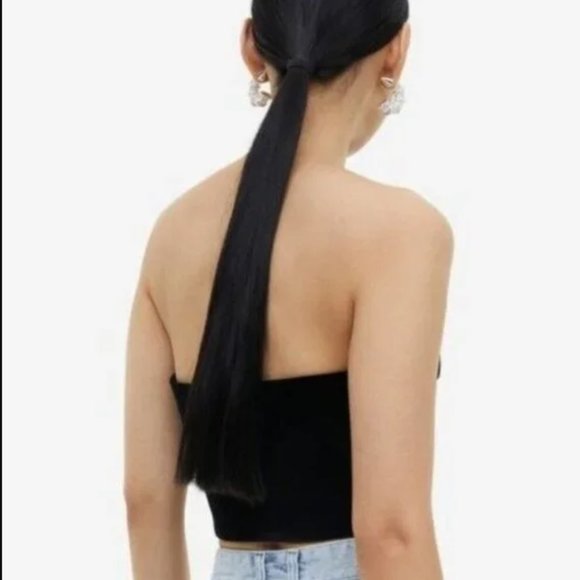 H&M Studio Collection 2023 Velvet bustier - Picture 6 of 8